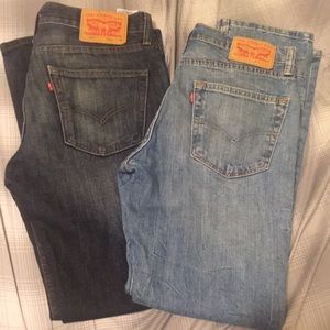 Levi’s 2 slim straight 511 32x30 & 32x32
